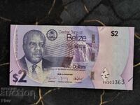 Bancnotă - Belize - 2 dolari UNC | 2025