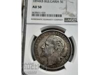 5 leva 1894 AU50