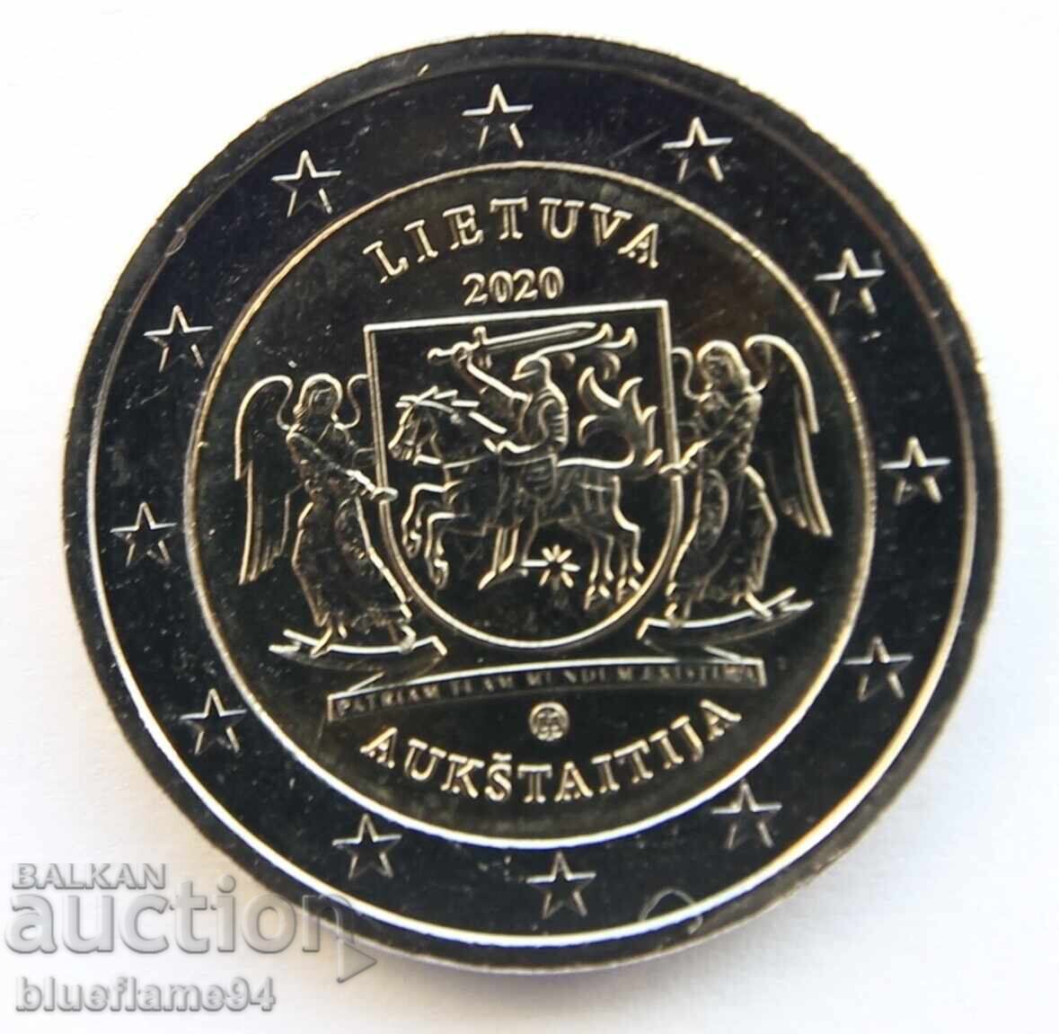 2 евро Литва 2020