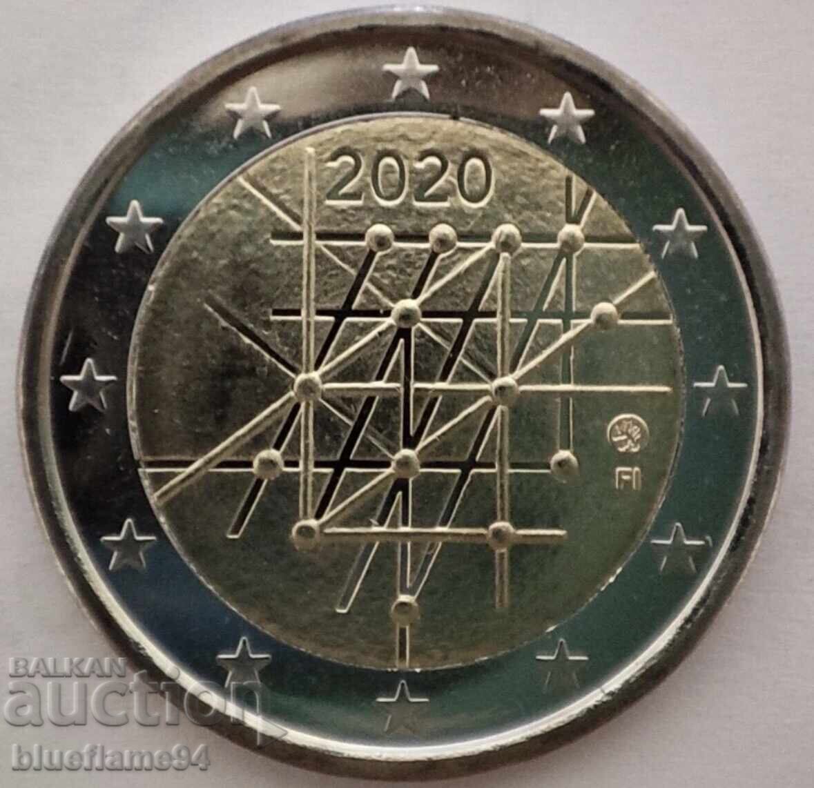 2 евро Финландия 2020