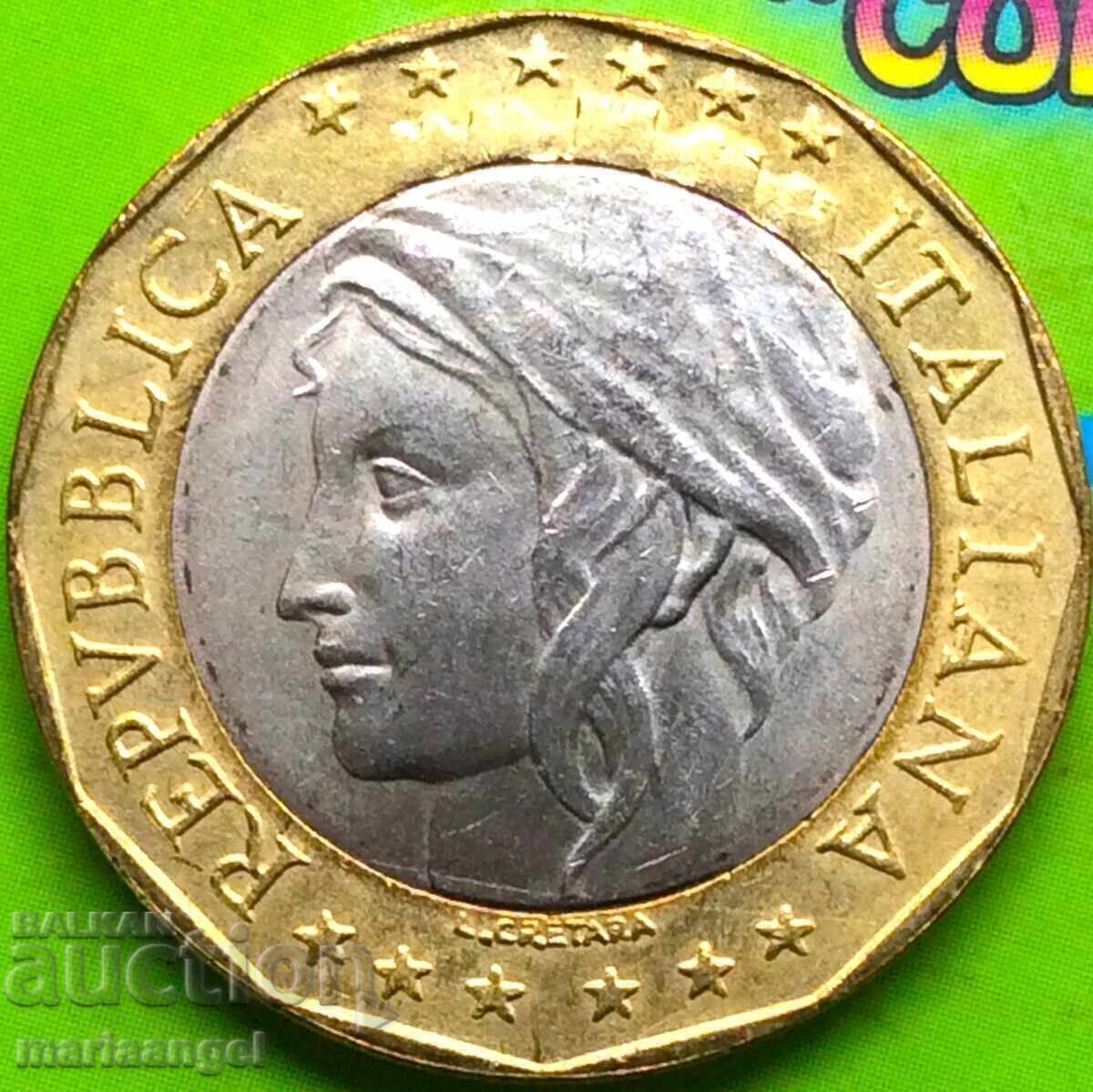 Licitație 1000 Lire 1997 Italia bimetalică