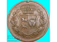 1 Zechsling 1851 Germania Schleswig-Holstein - destul de rar
