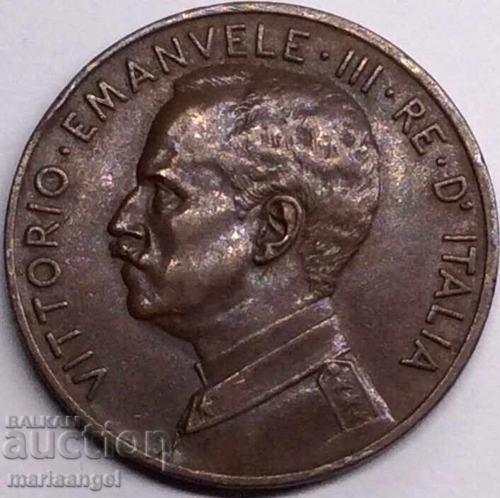 Доставка на 5 чентесими 1915 Италия голяма медна монета