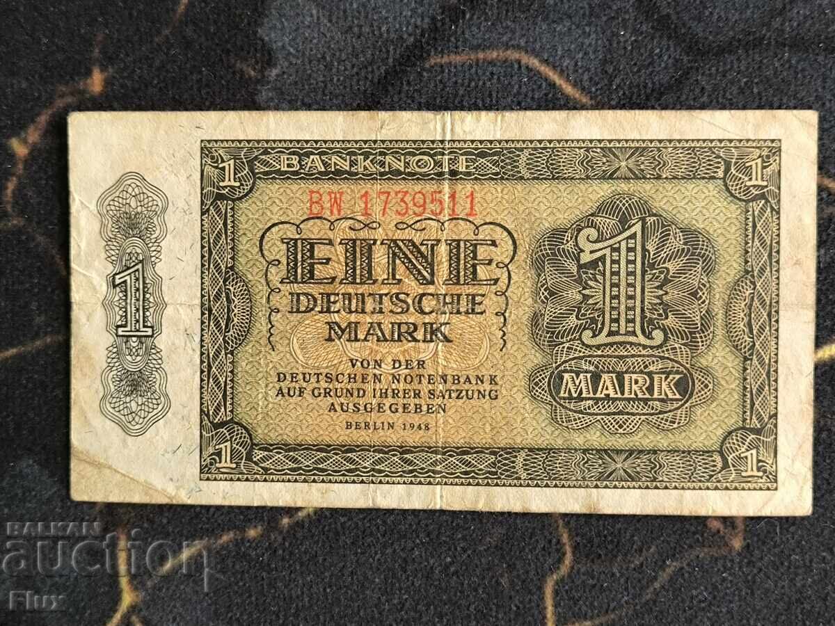 Bancnotă - Germania (RDG) - 1 marcă | 1948