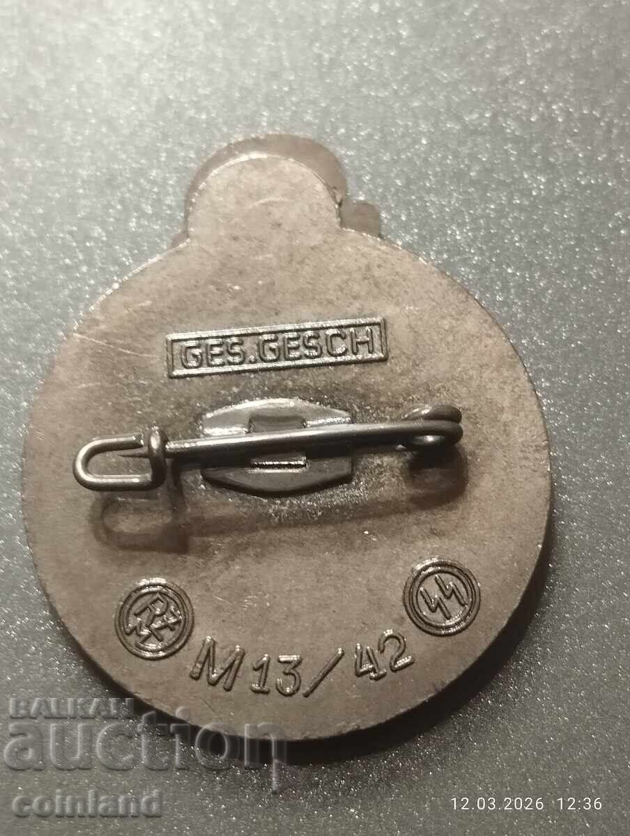 Emblemă Nazistă Germană REPRODUCERE cu preț € 9.00 | 17.60 BGN Emblemă Nazistă Germană REPRODUCERE cu preț € 9.00 | 17.60 BGN