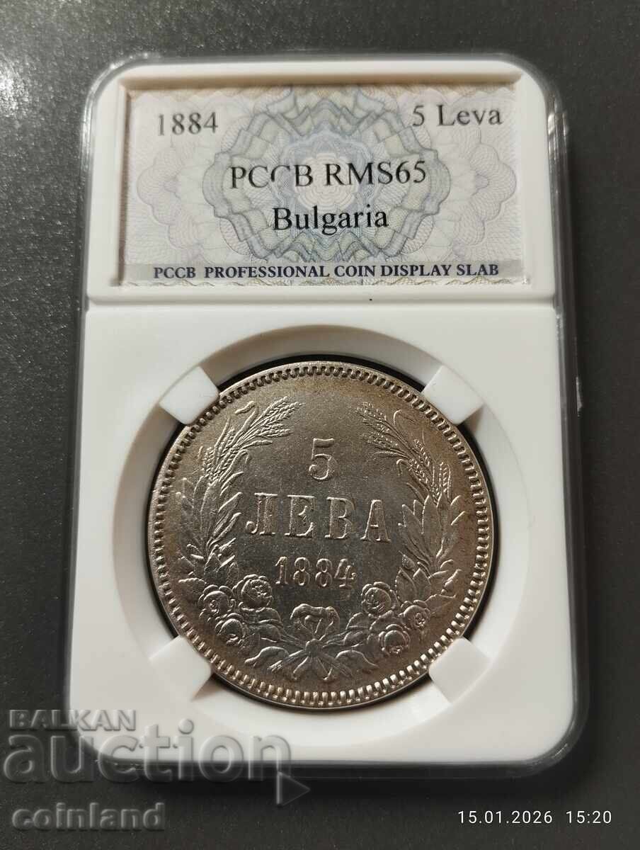 5 LEVA 1884g-REPLICĂ REPRODUCERE - 5
