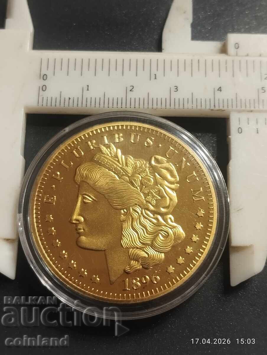 Monedă placată cu aur - REPRODUCERE - 5