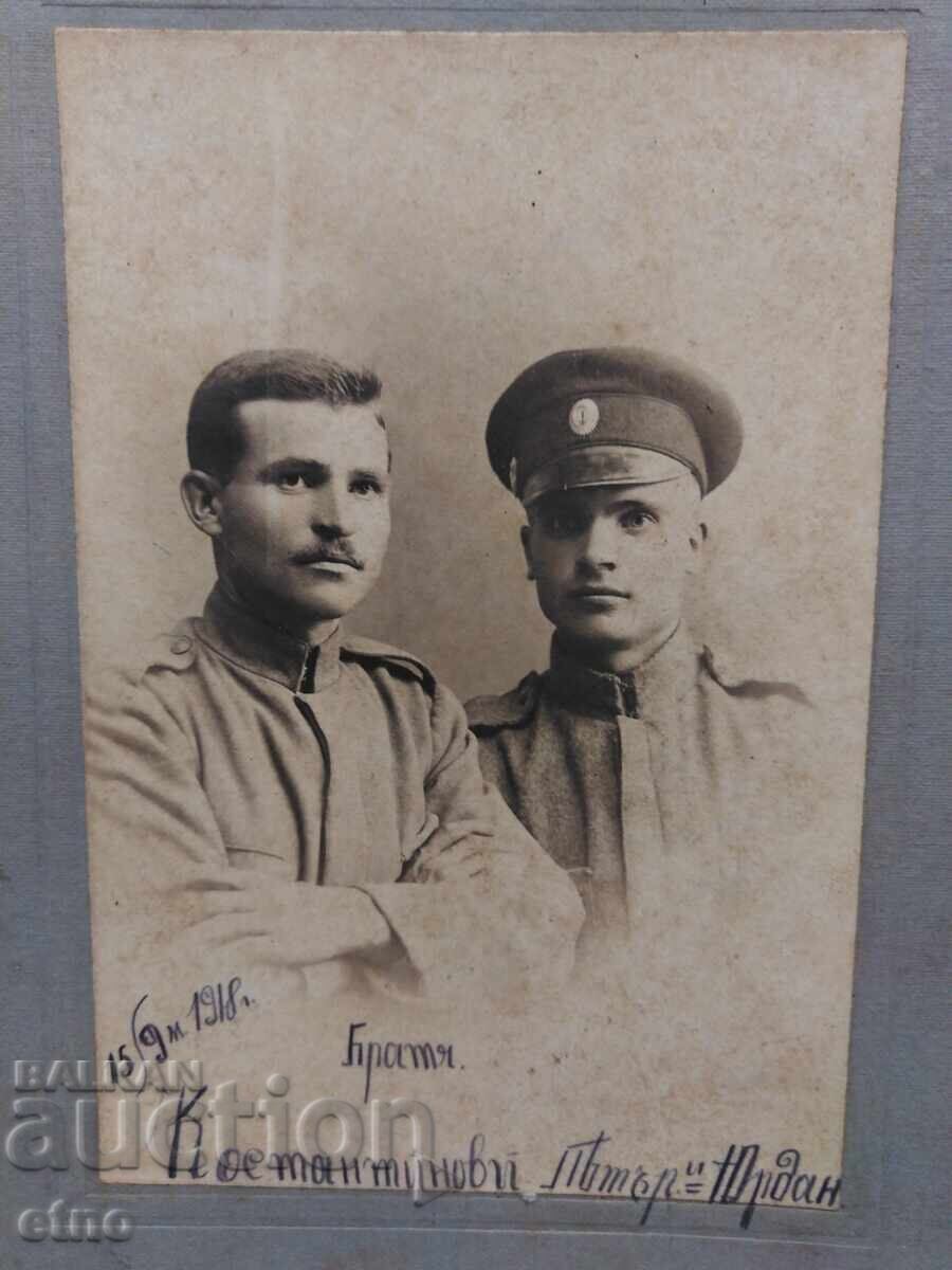 PSV 1918 YEAR ROYAL PHOTO, CARD, UNIFORM