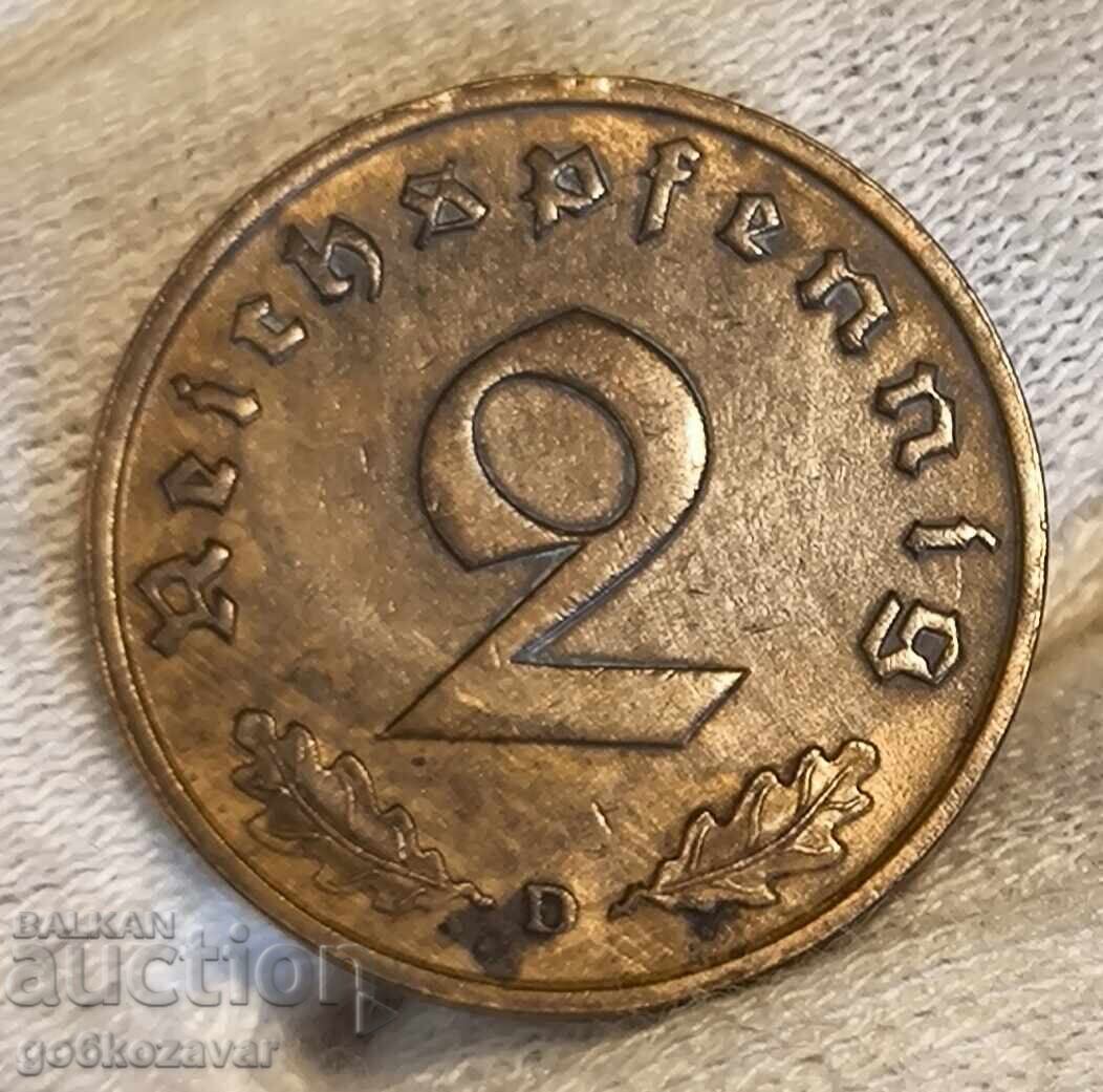 Germany Third Reich 2 Reichspfennig 1937 with price € 1.00 | 1.96 BGN