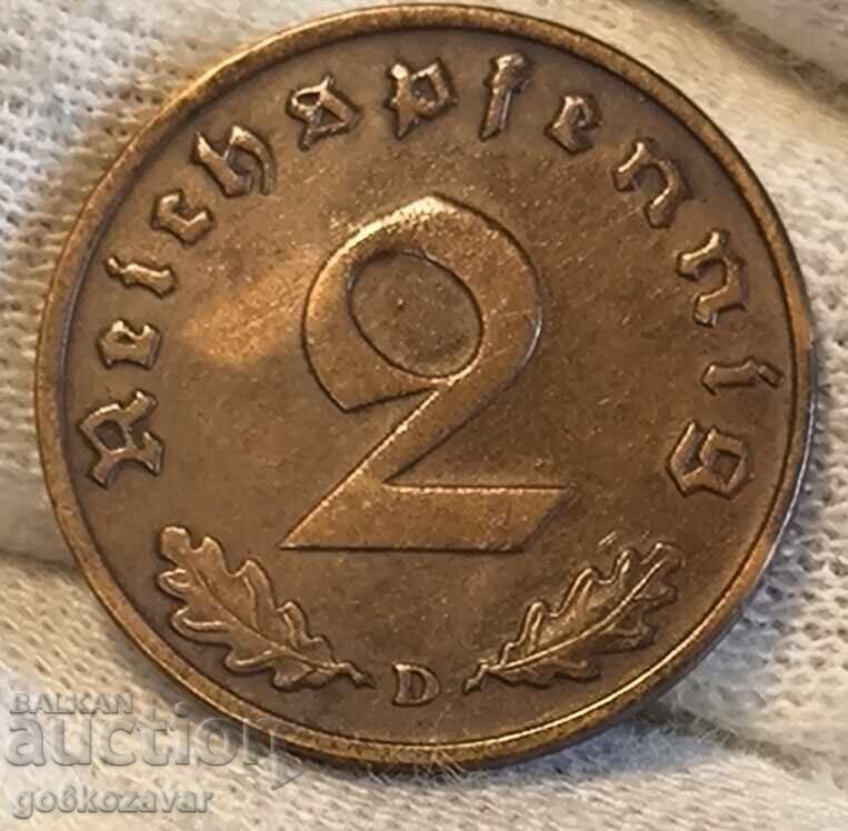 Germania al Treilea Reich 2 reichsfenning 1938 cu preț € 1.00 | 1.96 BGN