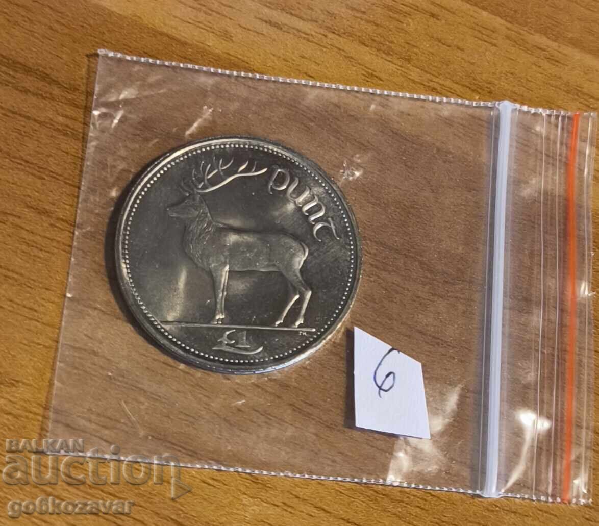 Irlanda 1 liră 1990 UNC - 5