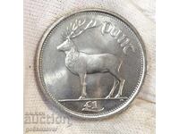 Ирландия 1 паунд 1990г UNC