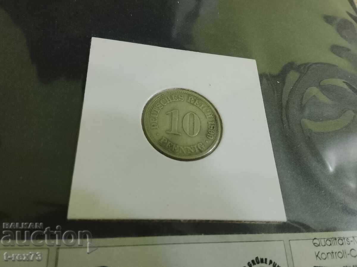 10 pfennig 1899 Germania