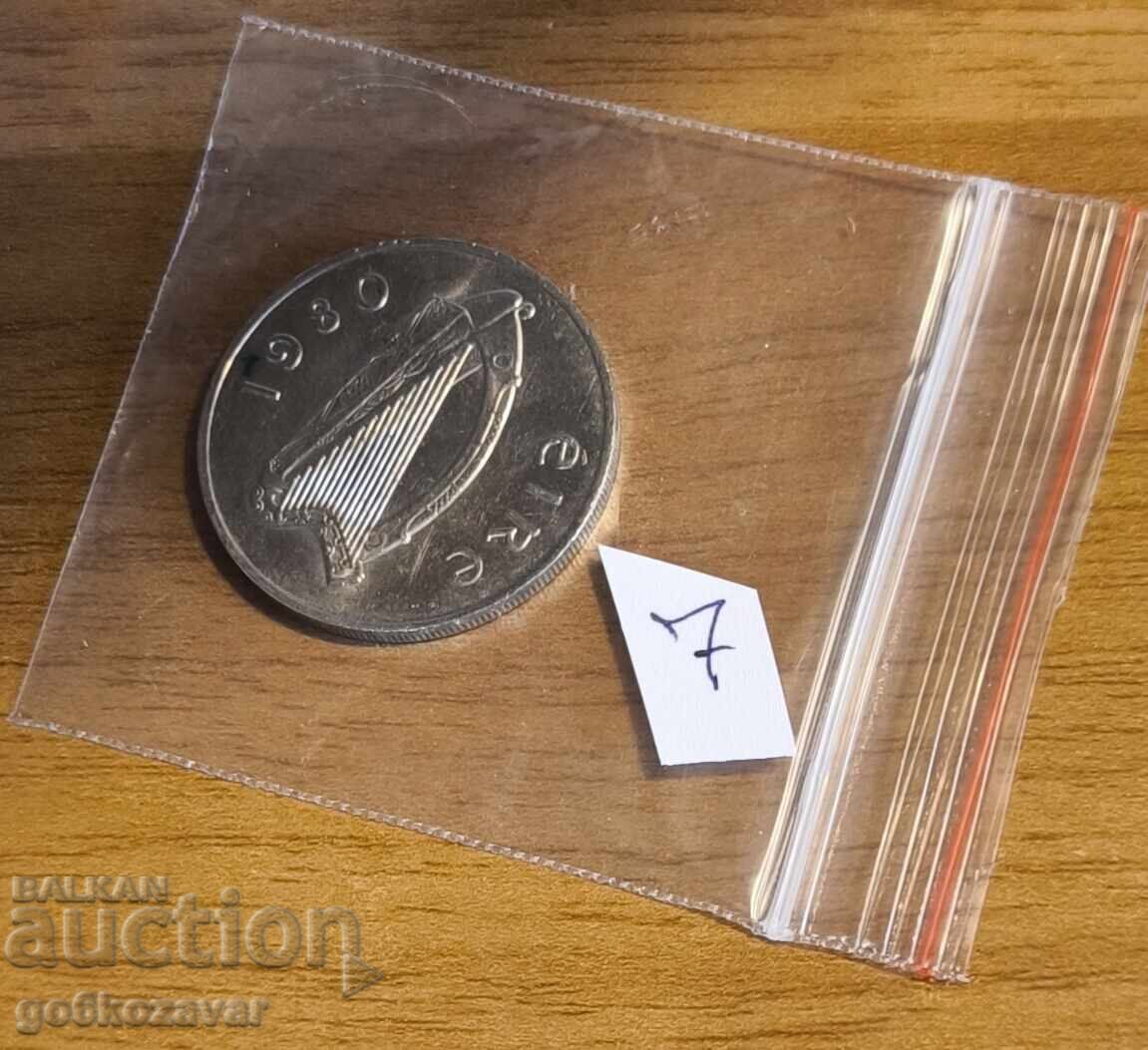 Licitație Irlanda 10 pence 1980 UNC