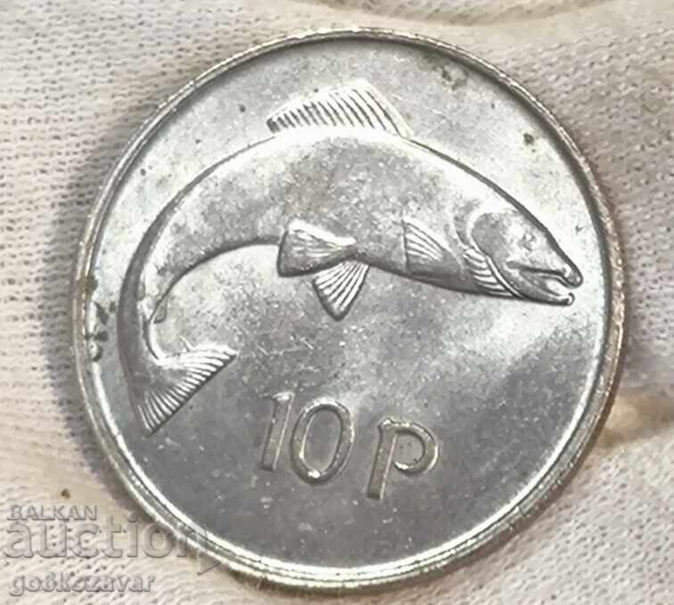 Irlanda 10 pence 1980 UNC