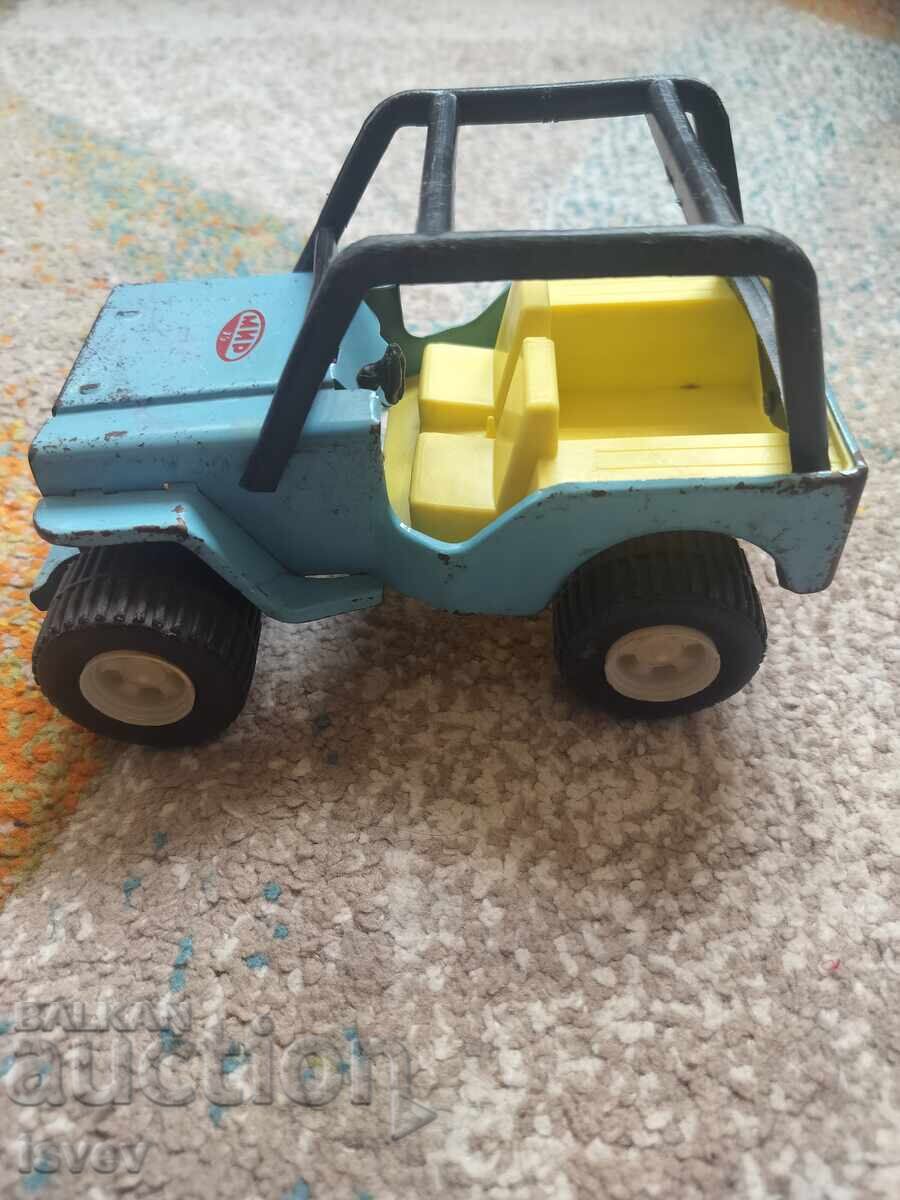 Livrarea Veche jucărie socialistă din tablă, jeep