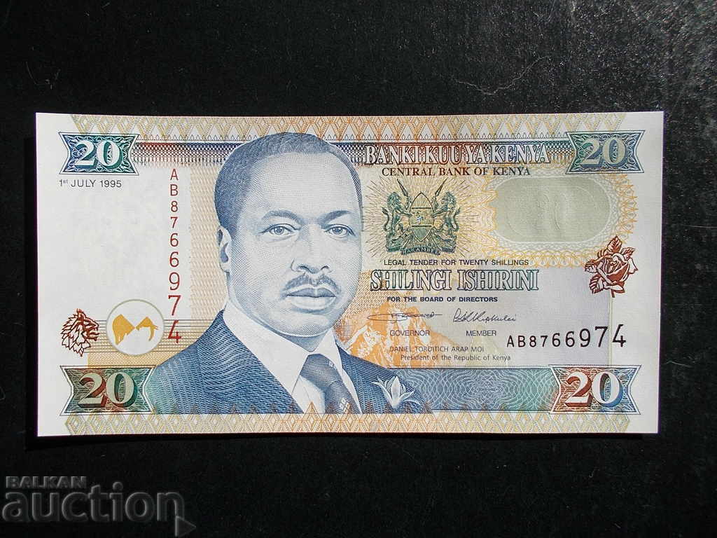 KENYA, 20 șilingi, 1995, UNC