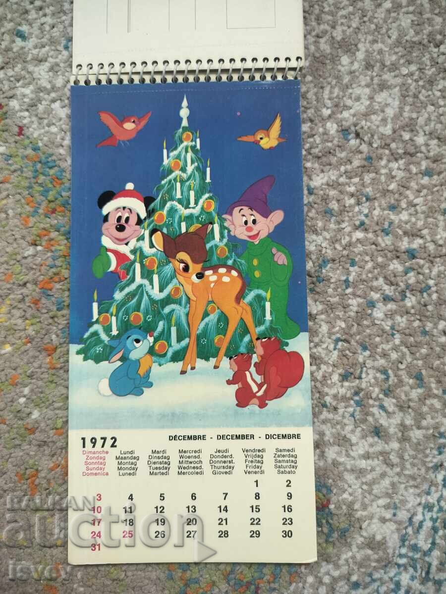 Παλιό ημερολόγιο Walt Disney, Bambi για το 1972 - 7