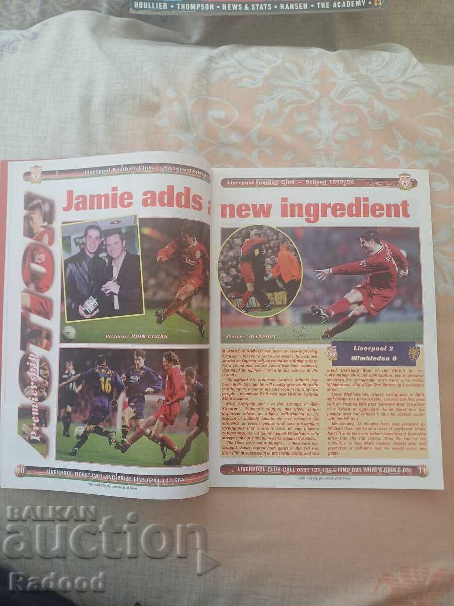Licitație Revista LIVERPOOL 1998