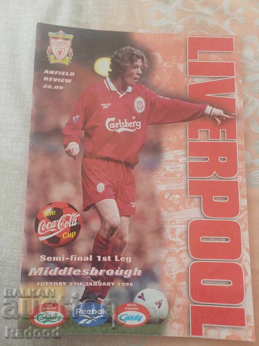 Revista LIVERPOOL 1998