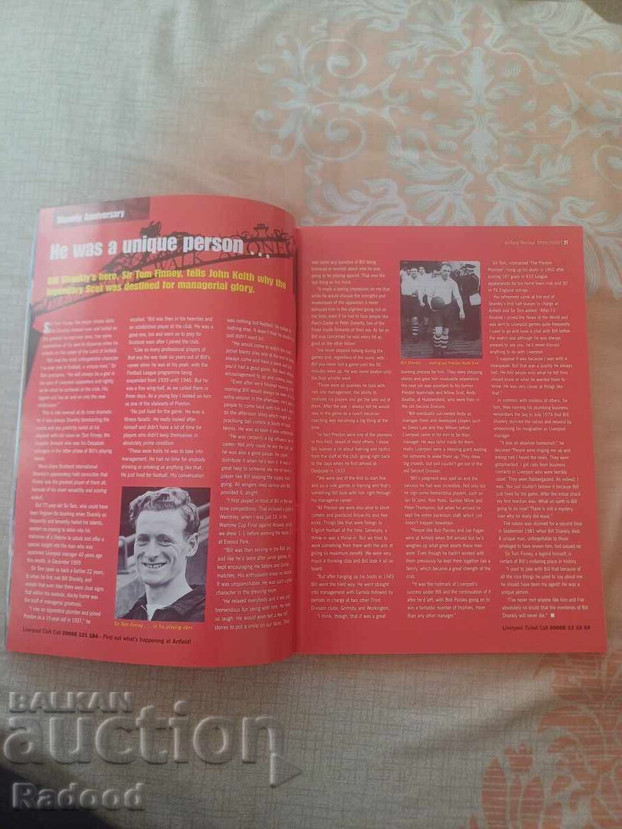 Revistă LIVERPOOL 1999 cu preț € 0.01 | 0.02 BGN