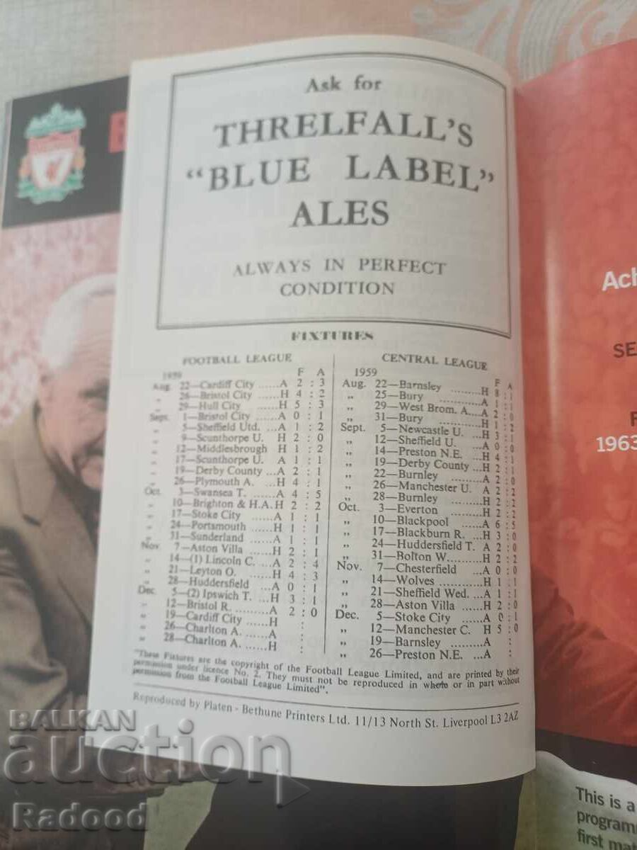 Revistă LIVERPOOL 1999 - 6