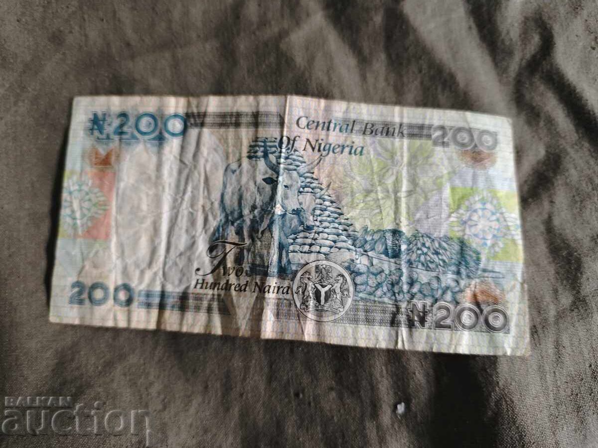 200 Naira Nigeria 2001 cu preț € 10.00 | 19.56 BGN
