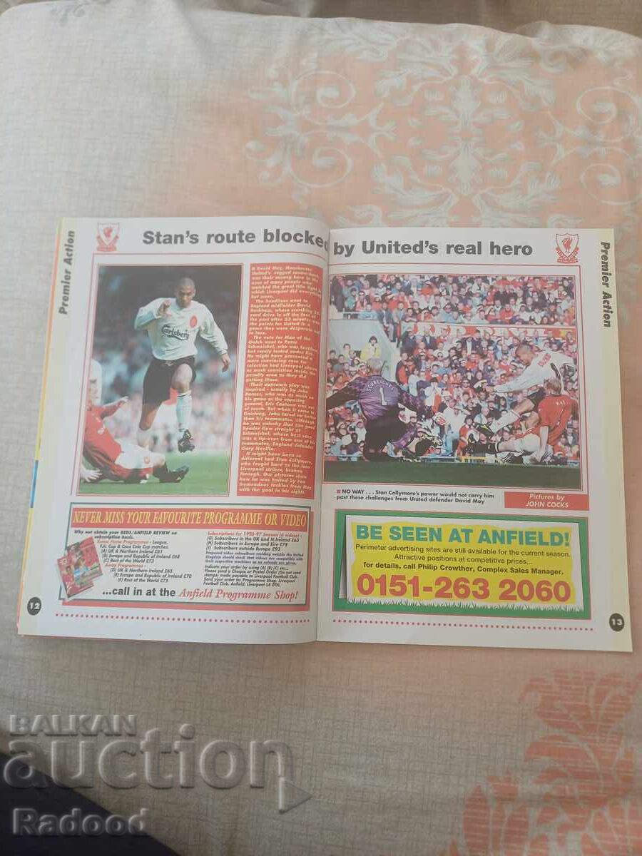 Licitație Revista LIVERPOOL 1996
