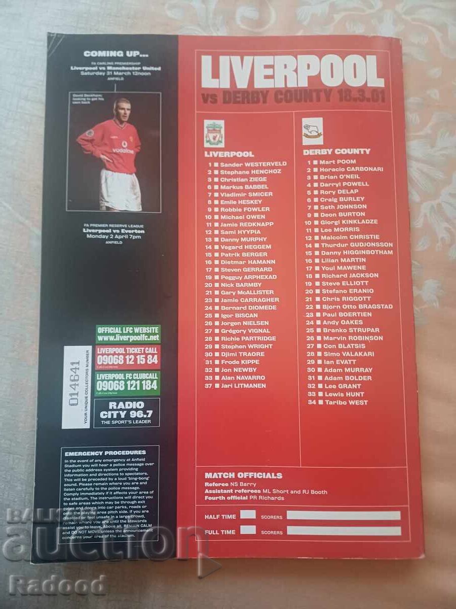 Revistă LIVERPOOL 2001 nr. 03 - 6