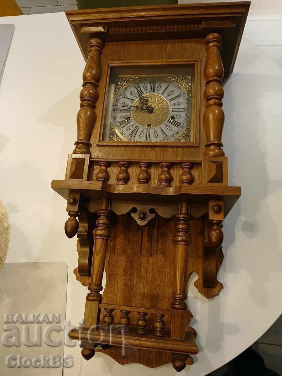vintage wall regulator with Westminster chime.