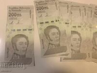 Lot de 10 bancnote UNC 200000 bolivari Venezuela 2020
