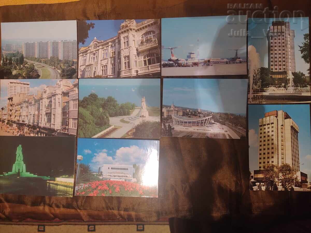 10 cărți poștale - Varna - vederi BZT de la 1 cent