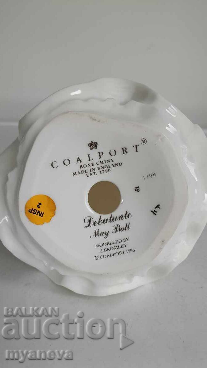Figurină damă Coalport „May Ball” – porțelan fin de os - 7 Figurină damă Coalport „May Ball” – porțelan fin de os - 7