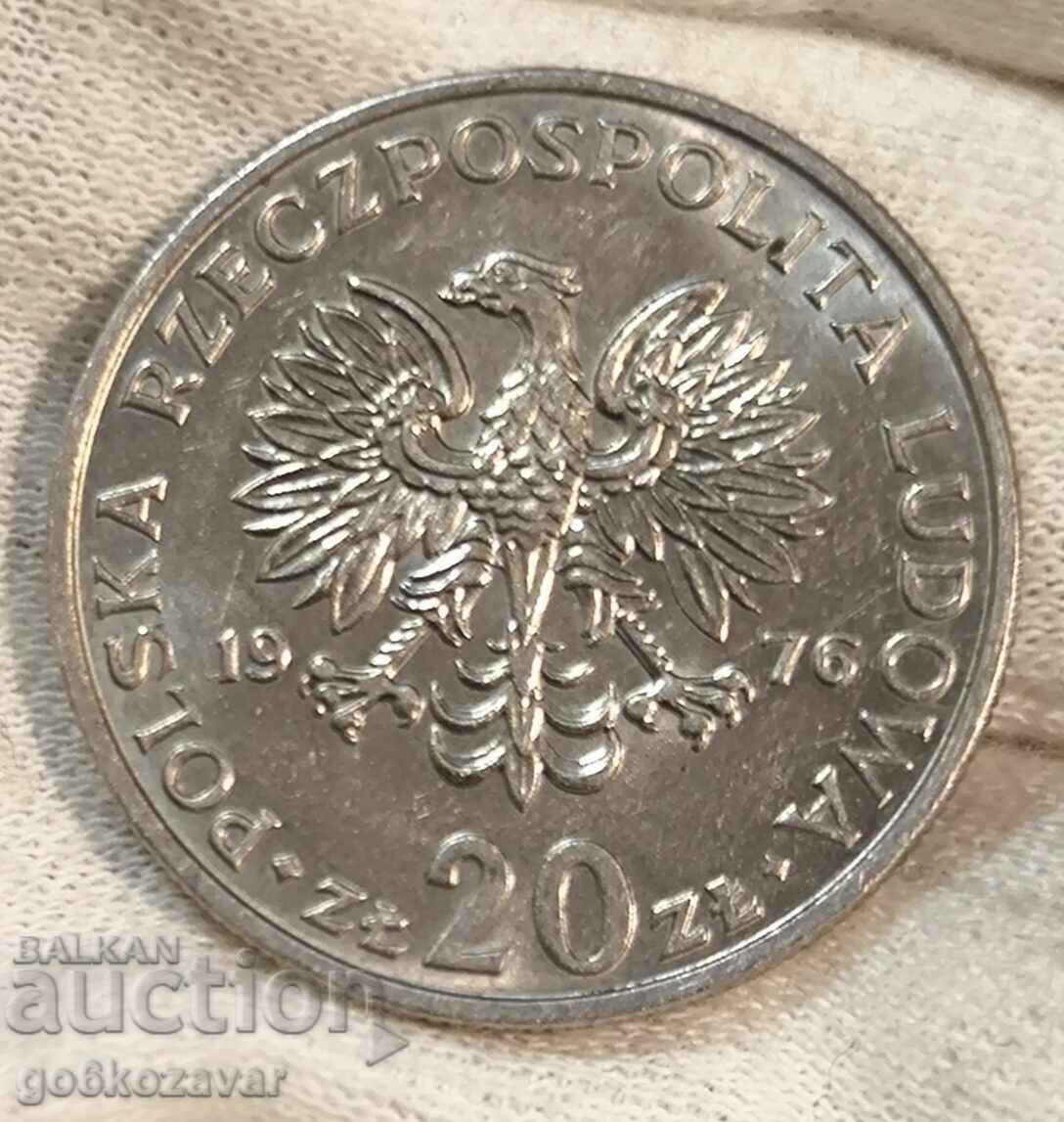 Polonia 20 zloți 1976 UNC