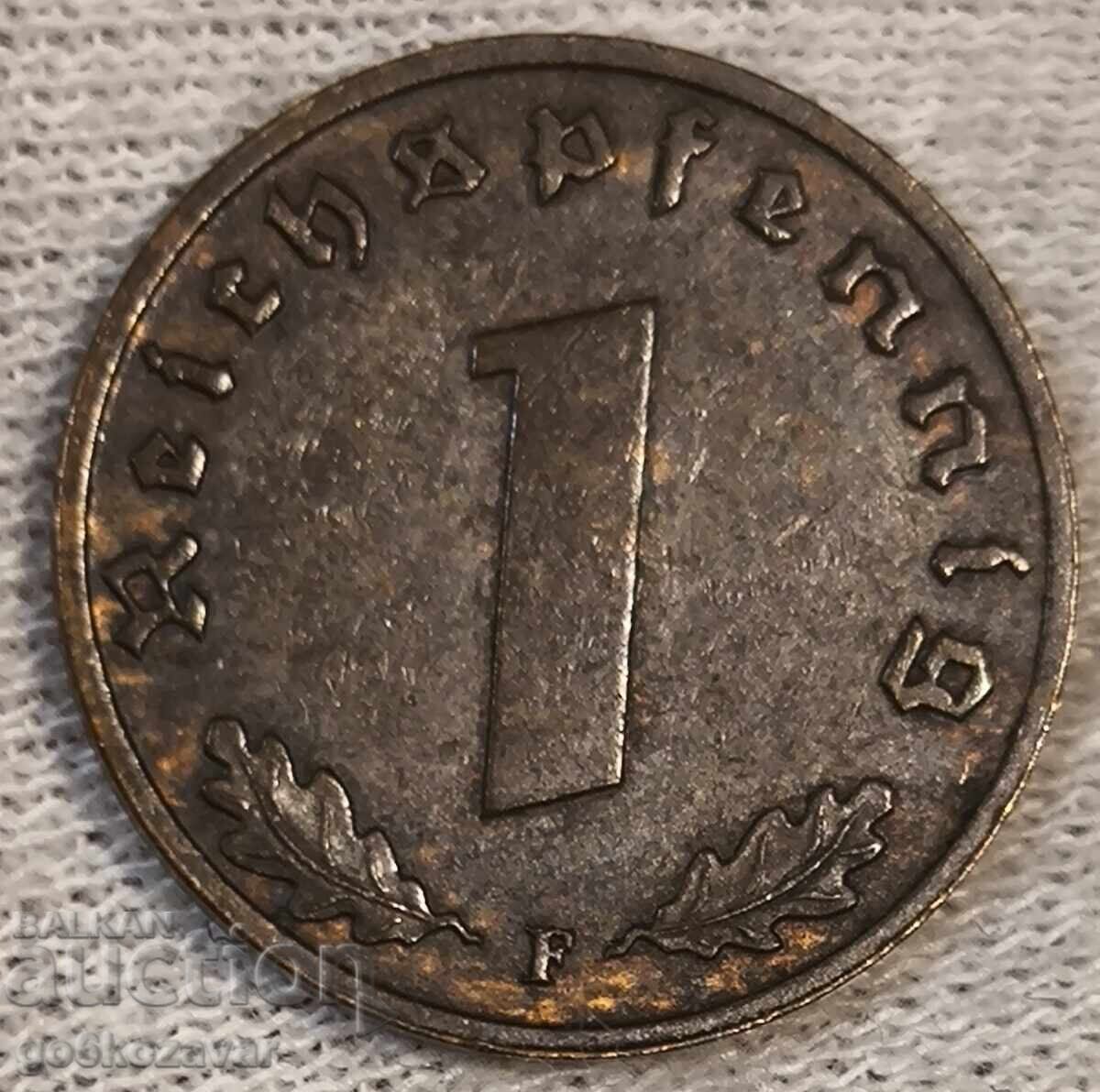 Germany Third Reich 1 Reichspfennig 1939 with price € 1.00 | 1.96 BGN