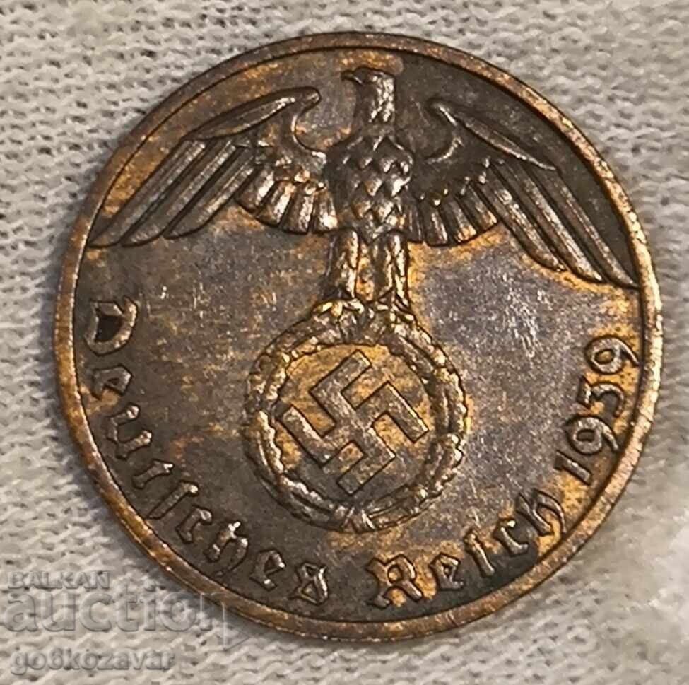 Germany Third Reich 1 Reichspfennig 1939