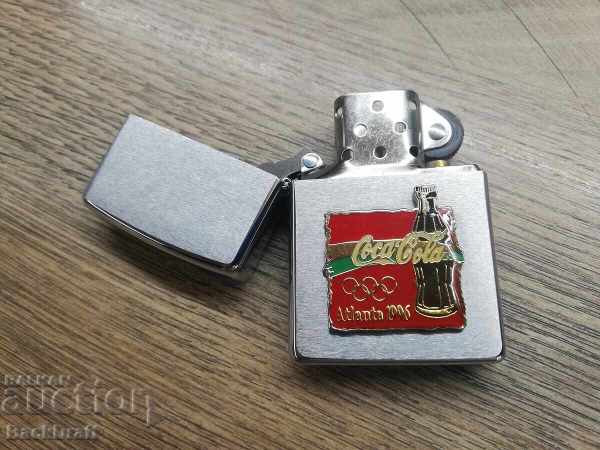 Licitație Brichetă originală pe benzină Zippo, Zippo Coca Cola, Coca Cola Licitație Brichetă originală pe benzină Zippo, Zippo Coca Cola, Coca Cola