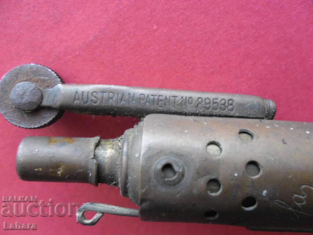 Delivery of Austrian petrol lighter, World War I
