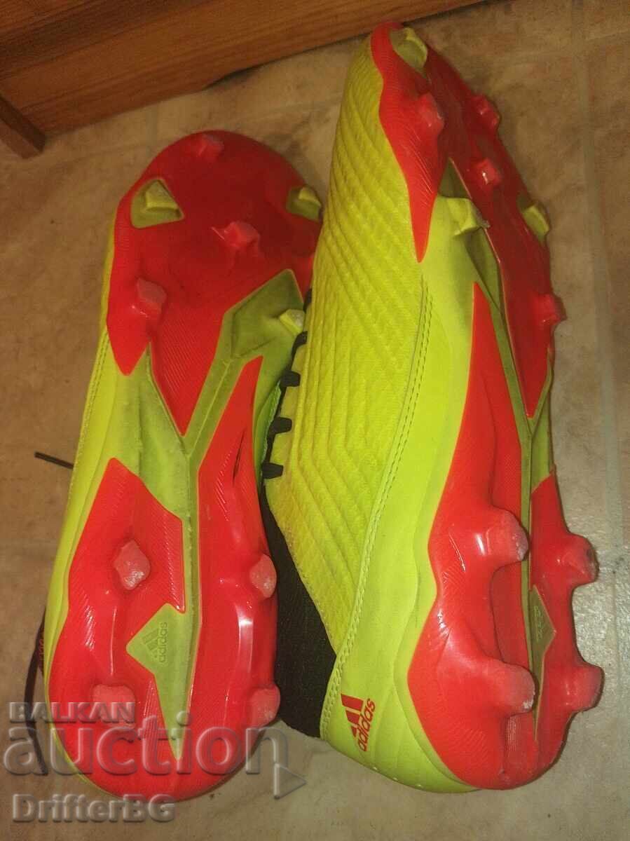Licitație Ghete de fotbal, Adidas Predator 18.3 FG – MĂRIME 46 – Excelente