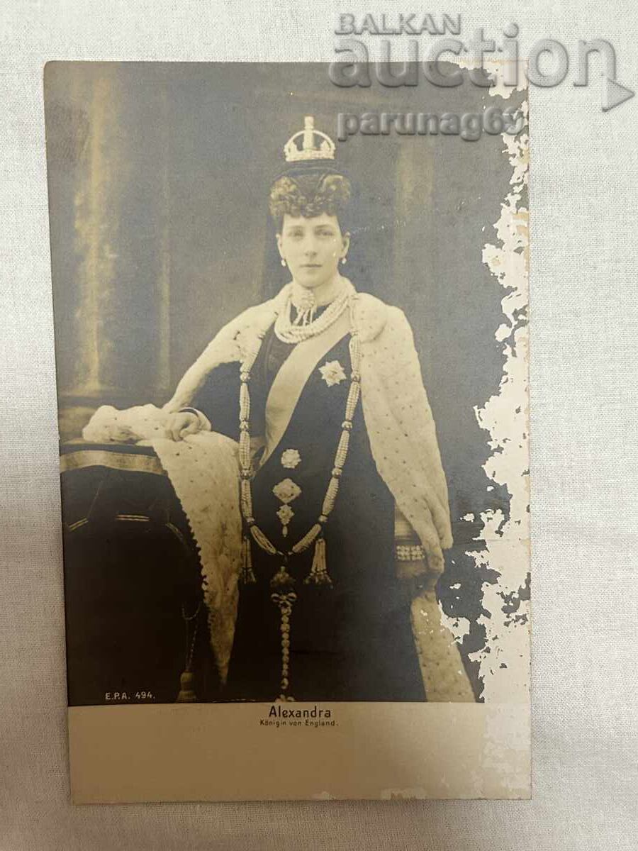Carte poștală – Anglia, 1905, Regina Alexandra