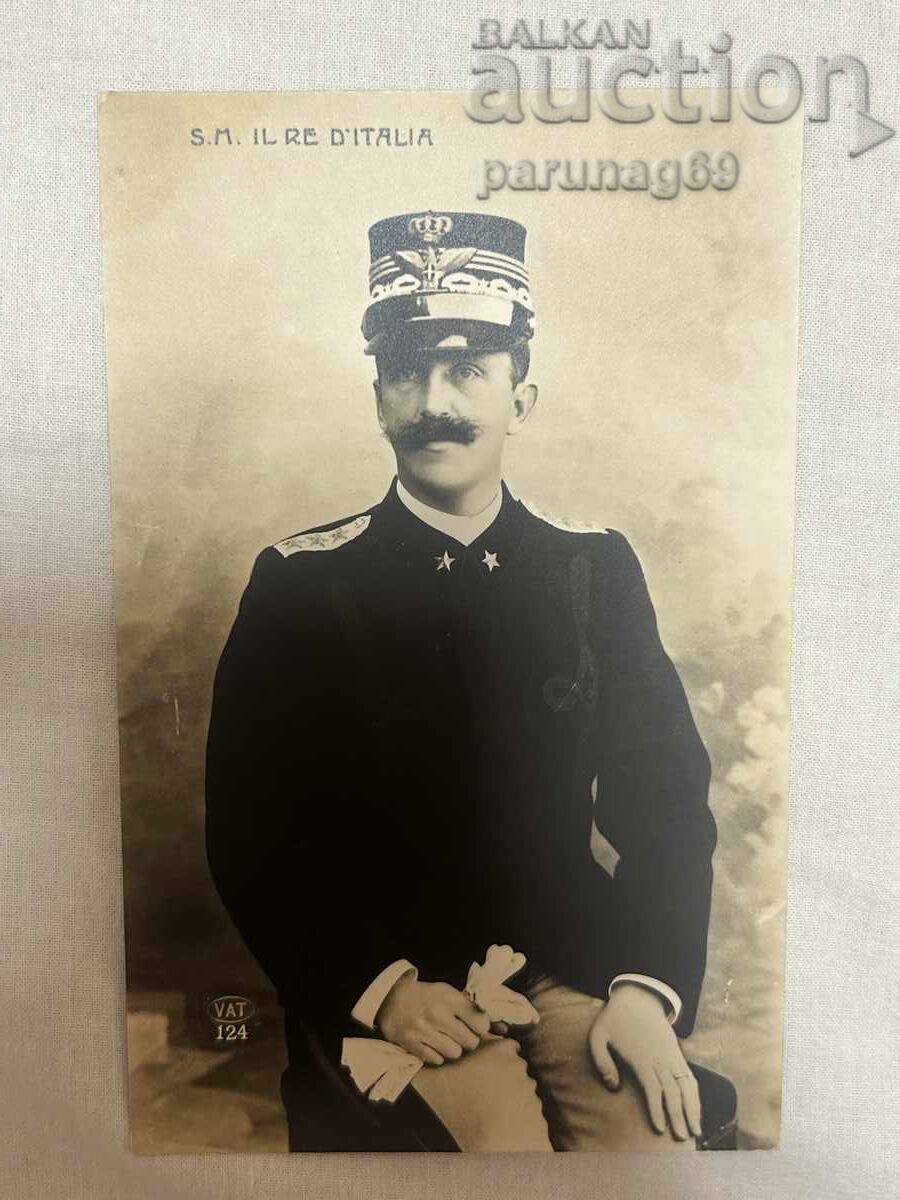 Carte poștală – Italia, 1910, Regele Victor Emanuel al III-lea