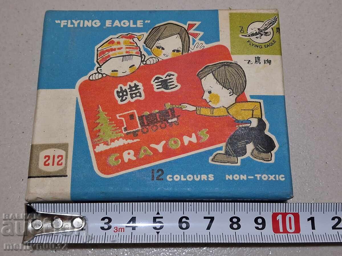 Cutie veche de pasteluri nefolosită China anii '80 pastel - 5