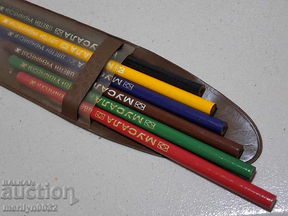 Set creioane Musala nefolosit RSR anii '80 - 6
