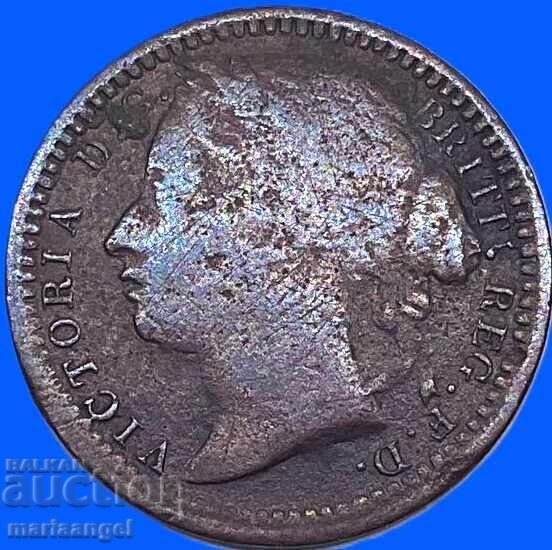 Μεγάλη Βρετανία 1/3 Farthing 1868 Victoria - Rare - 6