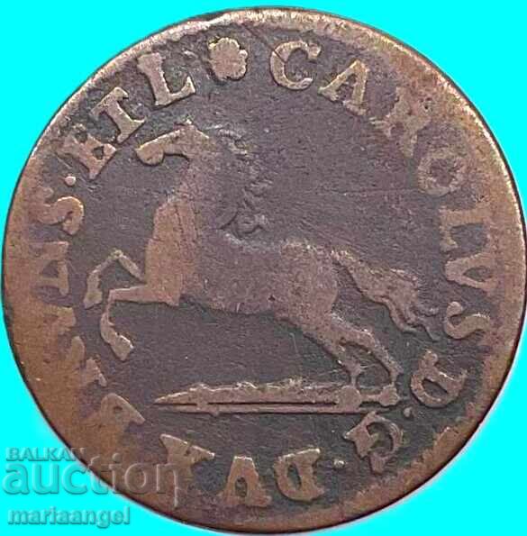 Licitație 1 pfennig 1765 Germania Braunschweig-Wolfenbüttel