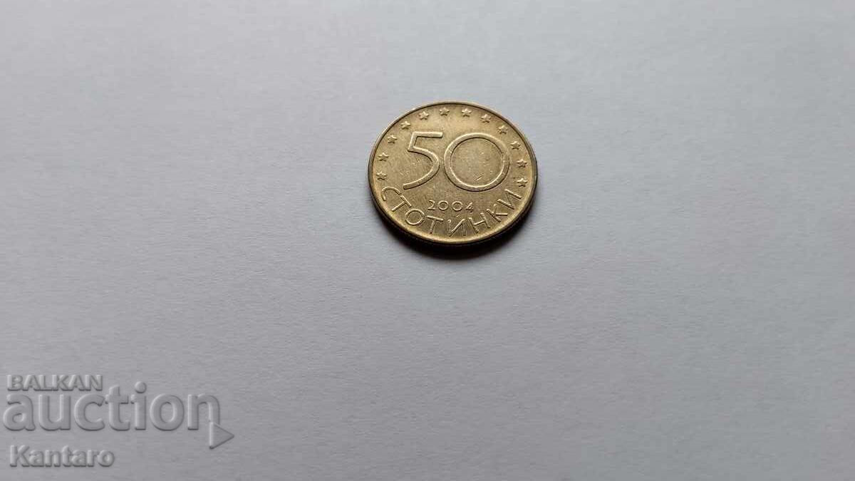 Licitație Monedă - BULGARIA - 50 de cenți - 2004