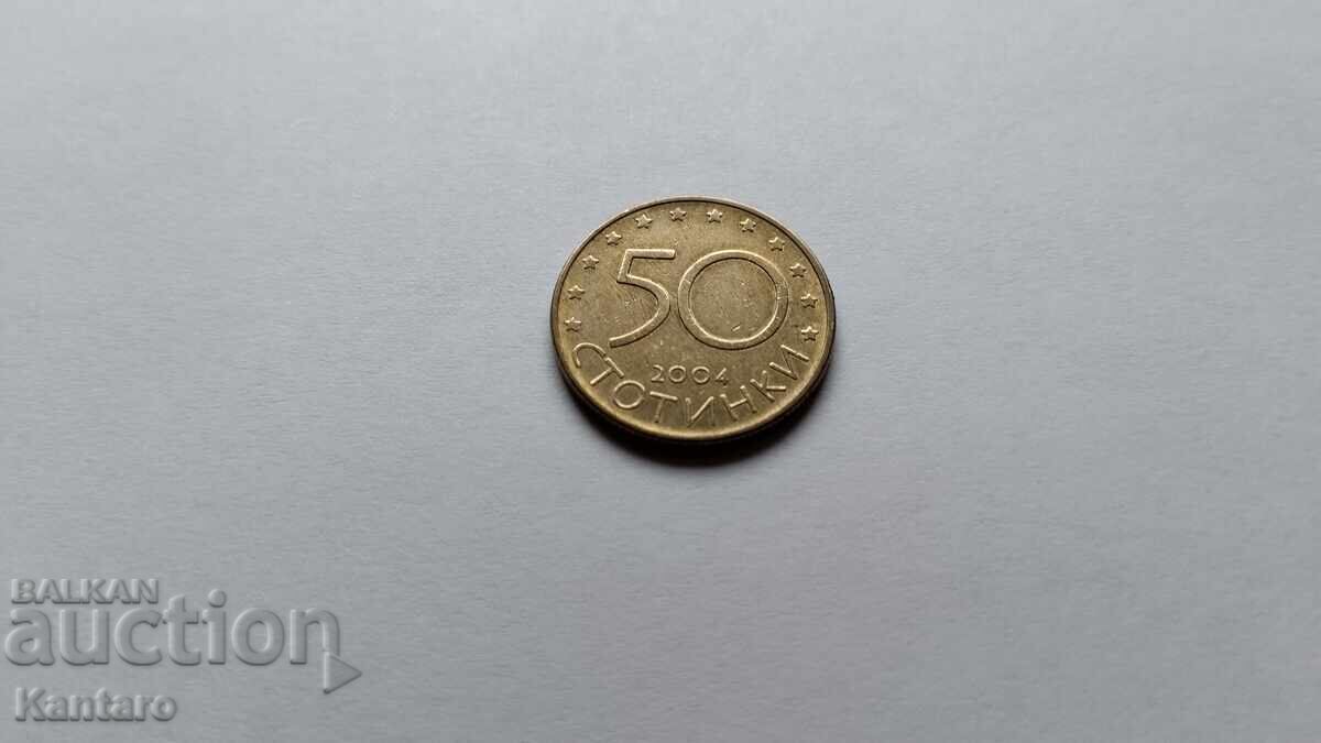 Livrarea Monedă - BULGARIA - 50 de cenți - 2004