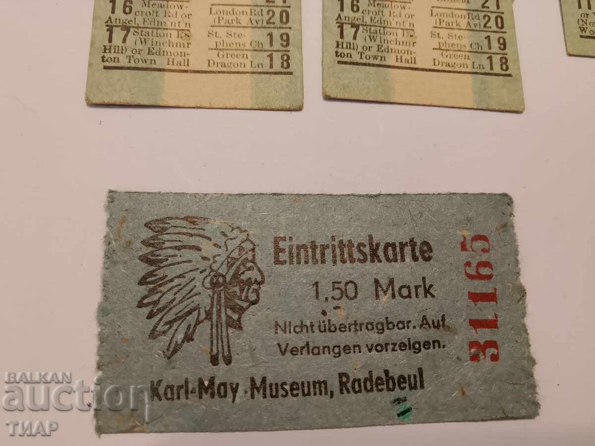 Delivery of Old transport tickets