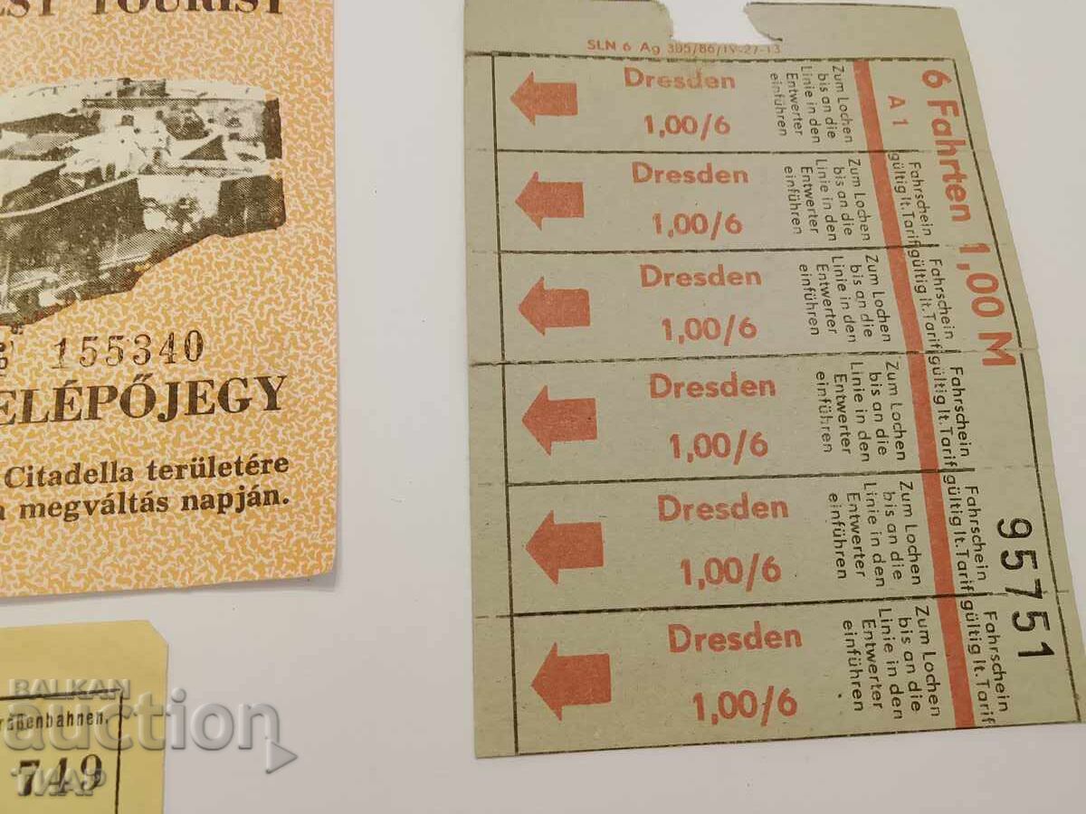 Auction  Old Tickets