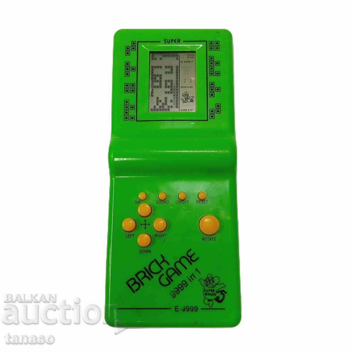 Retro electronic game Tetris / Brick Game 9999 in 1 from the 90s
